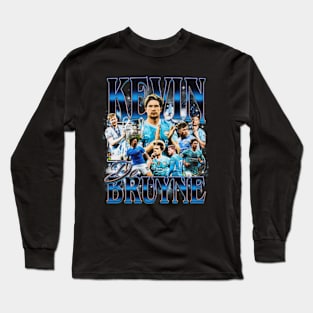 Kevin De Bruyne Retro Bootleg Long Sleeve T-Shirt